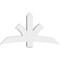 Ekena Millwork Davenport Architectural Grade PVC Gable Bracket, 60"W x 32 1/2"H x 6"D x 6"F, 13/12 Pitch GBP060X33X0606DAV00 - alternate 5